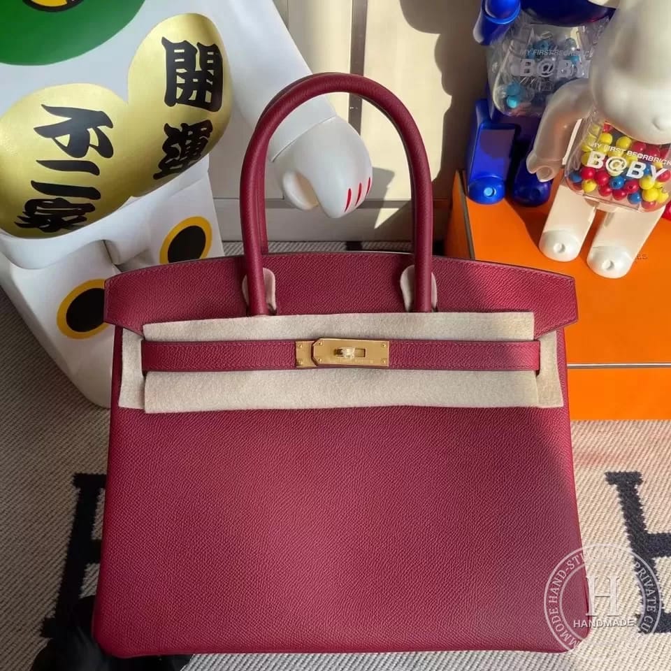 Q5 Rouge Casaque Birkin 30 Togo GHW-5447