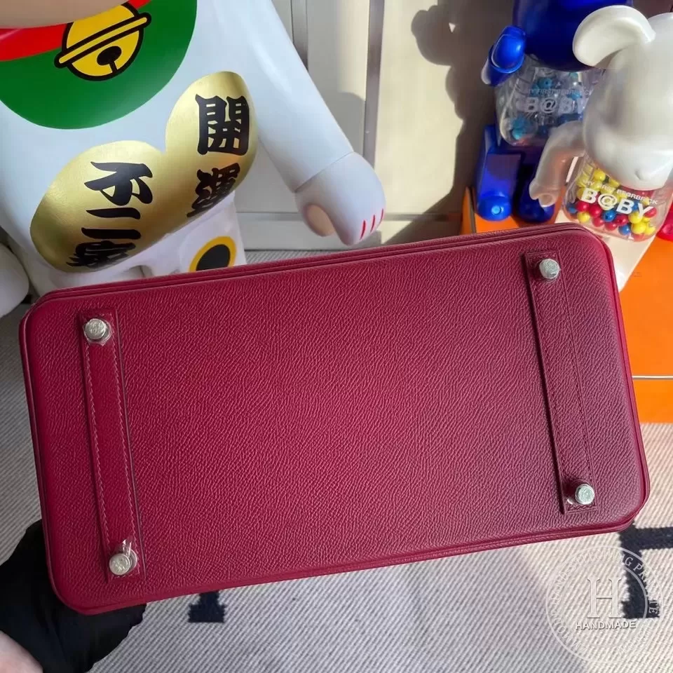 Hermes Birkin 30cm Epsom K1 Rouge Grenat