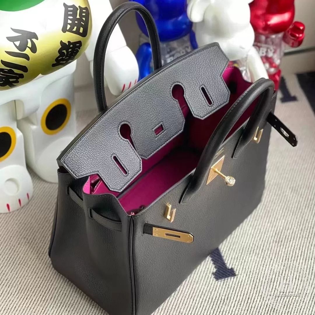 CC34 Fauve  Sellier Barenia Faubourg Hermes Birkin 30cm-9703