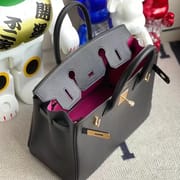 CC34 Fauve  Sellier Barenia Faubourg Hermes Birkin 30cm-9703