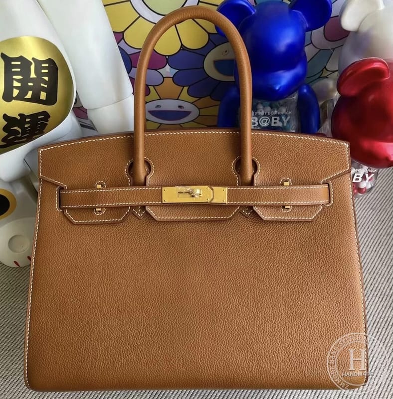 Birkin 25cm 30cm Sellier Barenia Faubourg CC34 Fauve