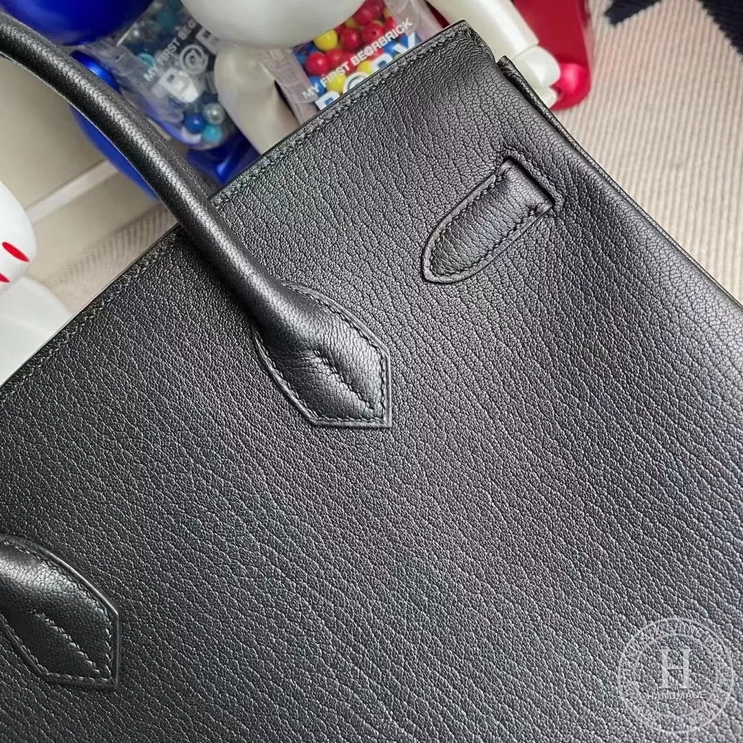CK89 Noir  L3 Rose Poupre Hermes Birkin 30cm Chevre Mysore Frosted gold button