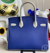 CK89 Noir  L3 Rose Poupre Hermes Birkin 30cm Chevre Mysore Frosted gold button-0241