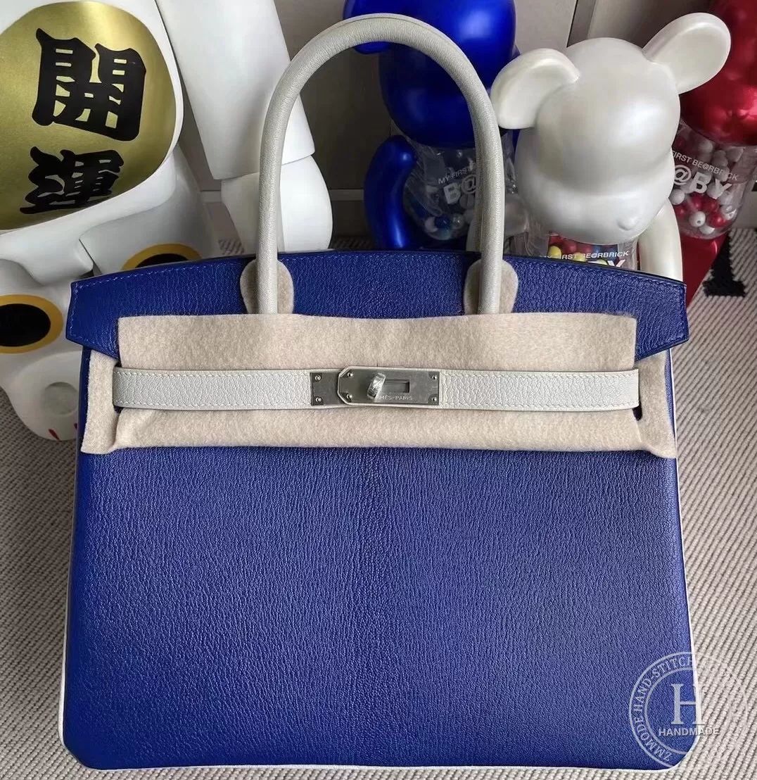 CK89 Noir  L3 Rose Poupre Hermes Birkin 30cm Chevre Mysore Frosted gold button-0241