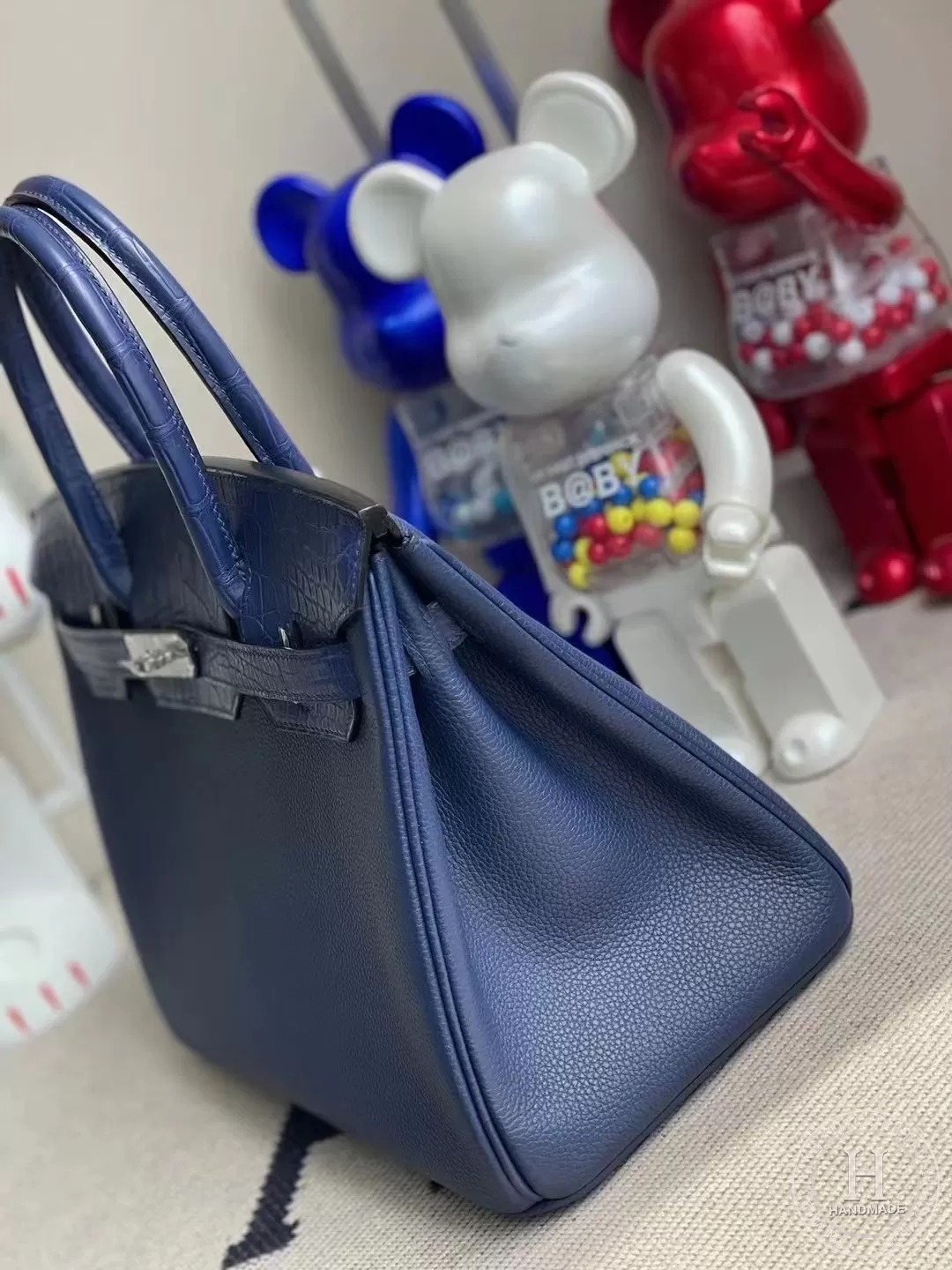 Touch CK73 Bleu Saphir Togo  Matte Alligator Crocodile CK73 Bleu Saphir Hermes Birkin 30cm