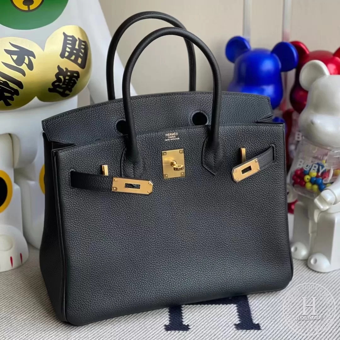 Hermes Birkin 30cm Togo CK37 gold-7203