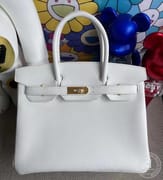 Hermes Birkin 30cm Handbag 4W Glycine  Togo-5153