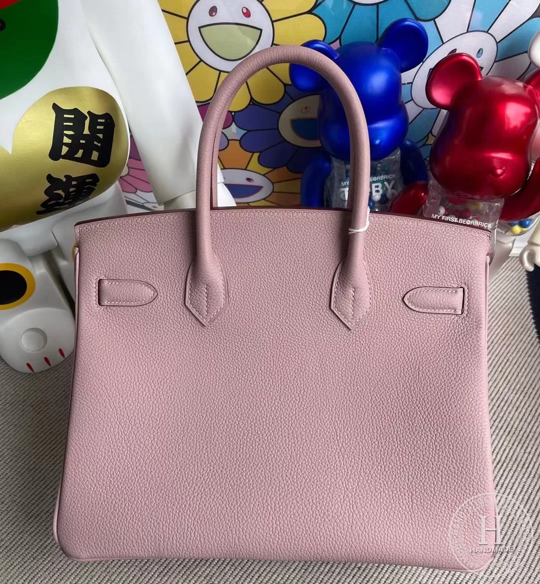 Hermes Birkin 30cm Handbag 4W Glycine Togo Hermes Birkin 30cm Handbag 4W Glycine Togo