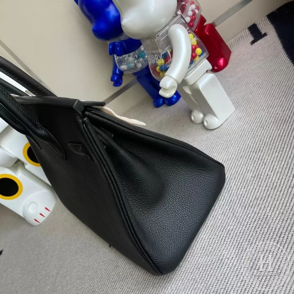 Hermes Birkin 25 30cm CK89 Noir Togo Hermes Birkin 25 30cm CK89 Noir Togo