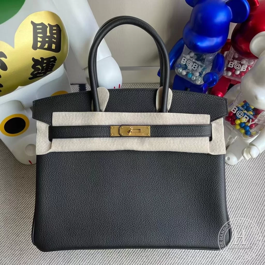 Hermes Birkin 25 30cm CK89 Noir Togo Hermes Birkin 25 30cm CK89 Noir Togo
