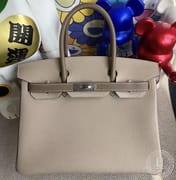01 Pure white / 9R Lime Togo Hermes Birkin 30cm-5591