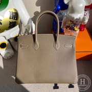 CK89 Noir  L3 Rose Poupre Hermes Birkin 30cm Chevre Mysore Frosted gold button-9134
