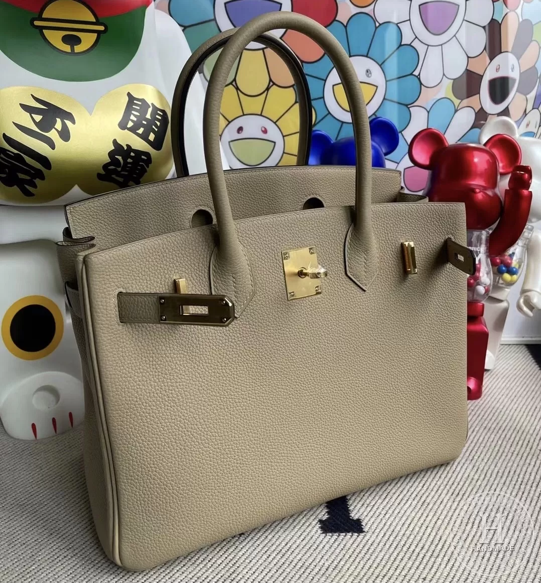 Hermes Birkin 30cm Handbag S2 Trench Togo