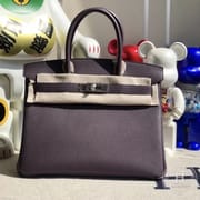 CC34 Fauve  Sellier Barenia Faubourg Hermes Birkin 30cm-3043-3054
