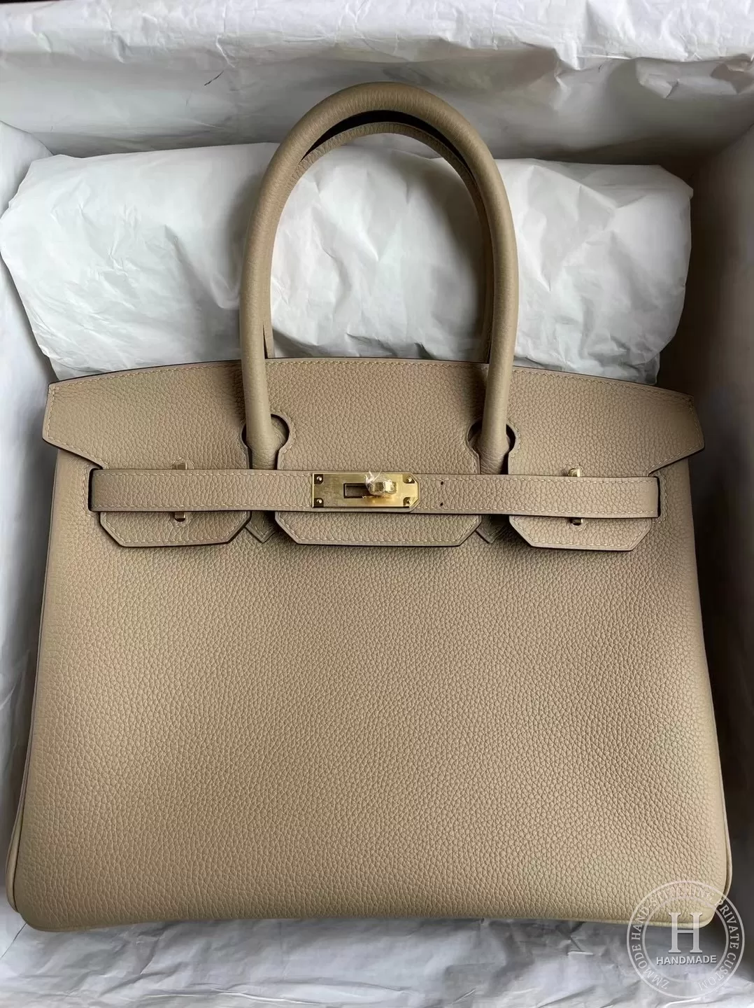 Hermes Birkin 30cm Handbag S2 Trench Togo