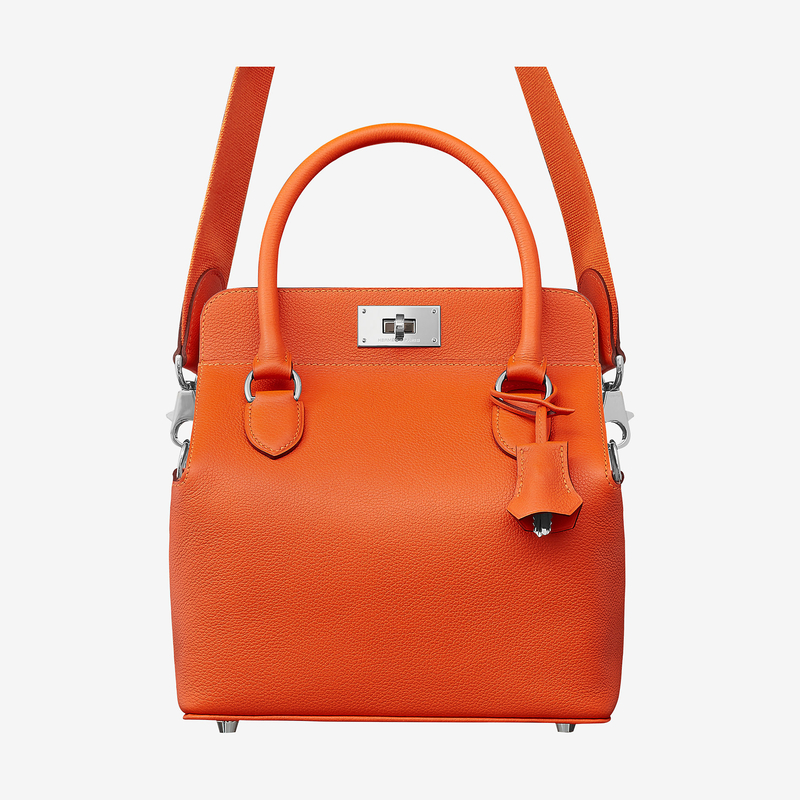 Hermes Toolbox 20 bag CKAA bleu Brightonbleu indigo Swift calfskin-7699