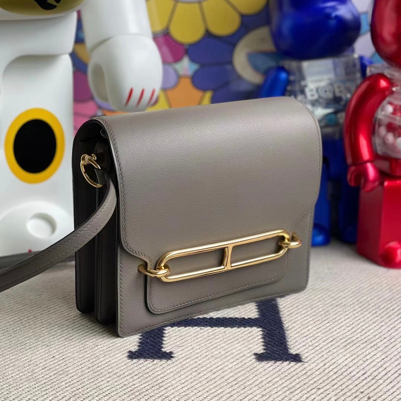 Hermes Roulis Mini Evercolor CK80 Gris Perle-8960-8967