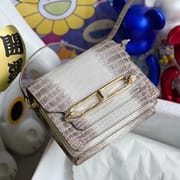 Hermes Roulis Mini Evercolor CK80 Gris Perle-8960