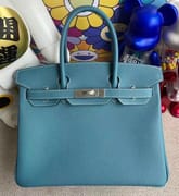 HSS Togo 81 Gris Tourterelle / 18 Etoupe Hermes Birkin 30cm-5568