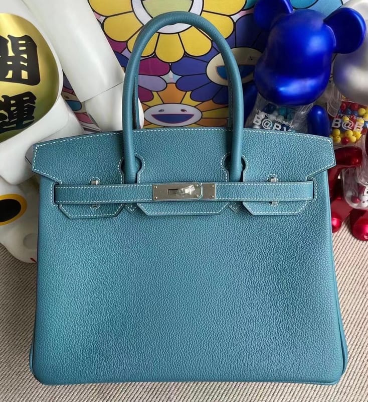 Birkin 30cm Togo CK75  Blue Jean