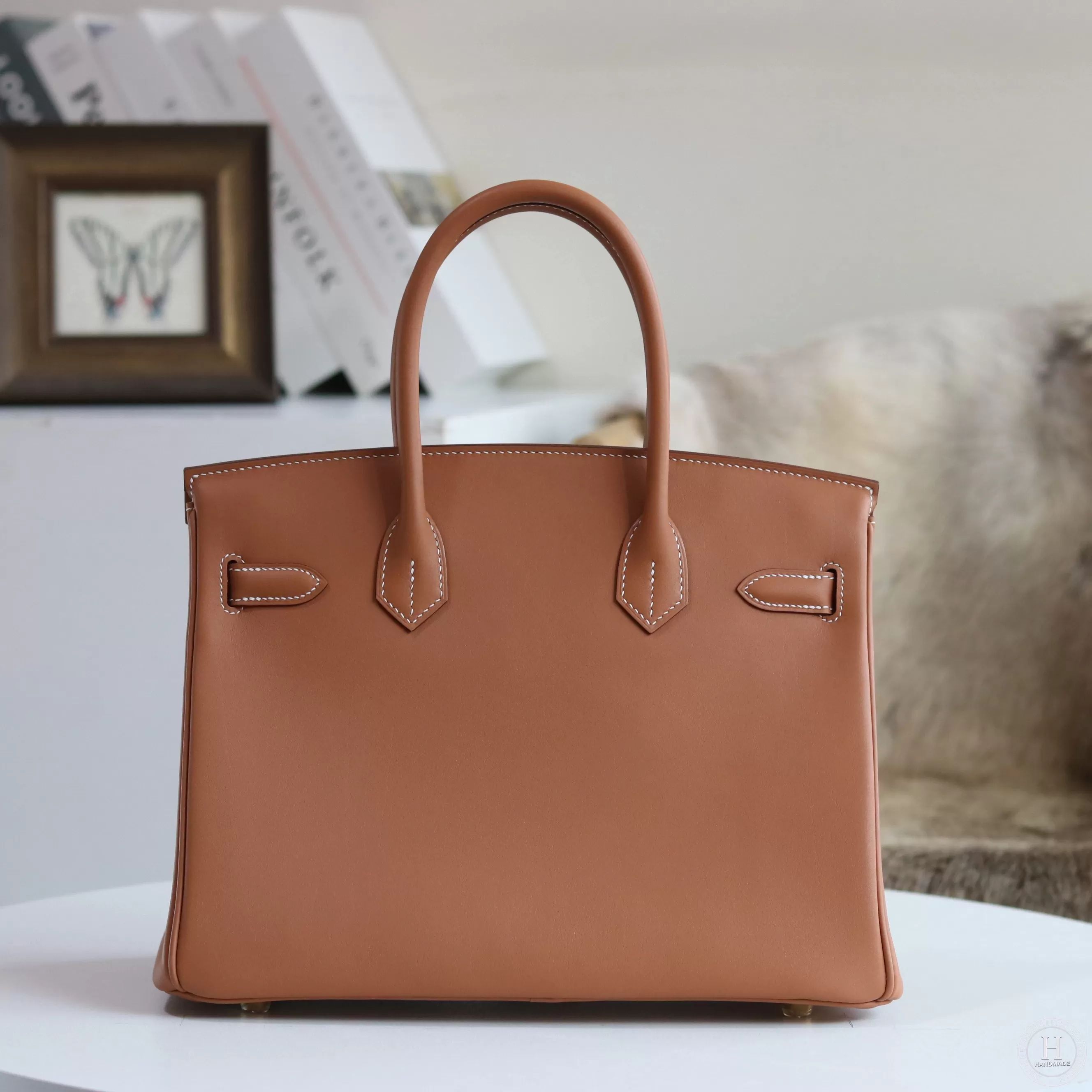 Hermes Birkin 30cm Togo CK75  Blue Jean-1523