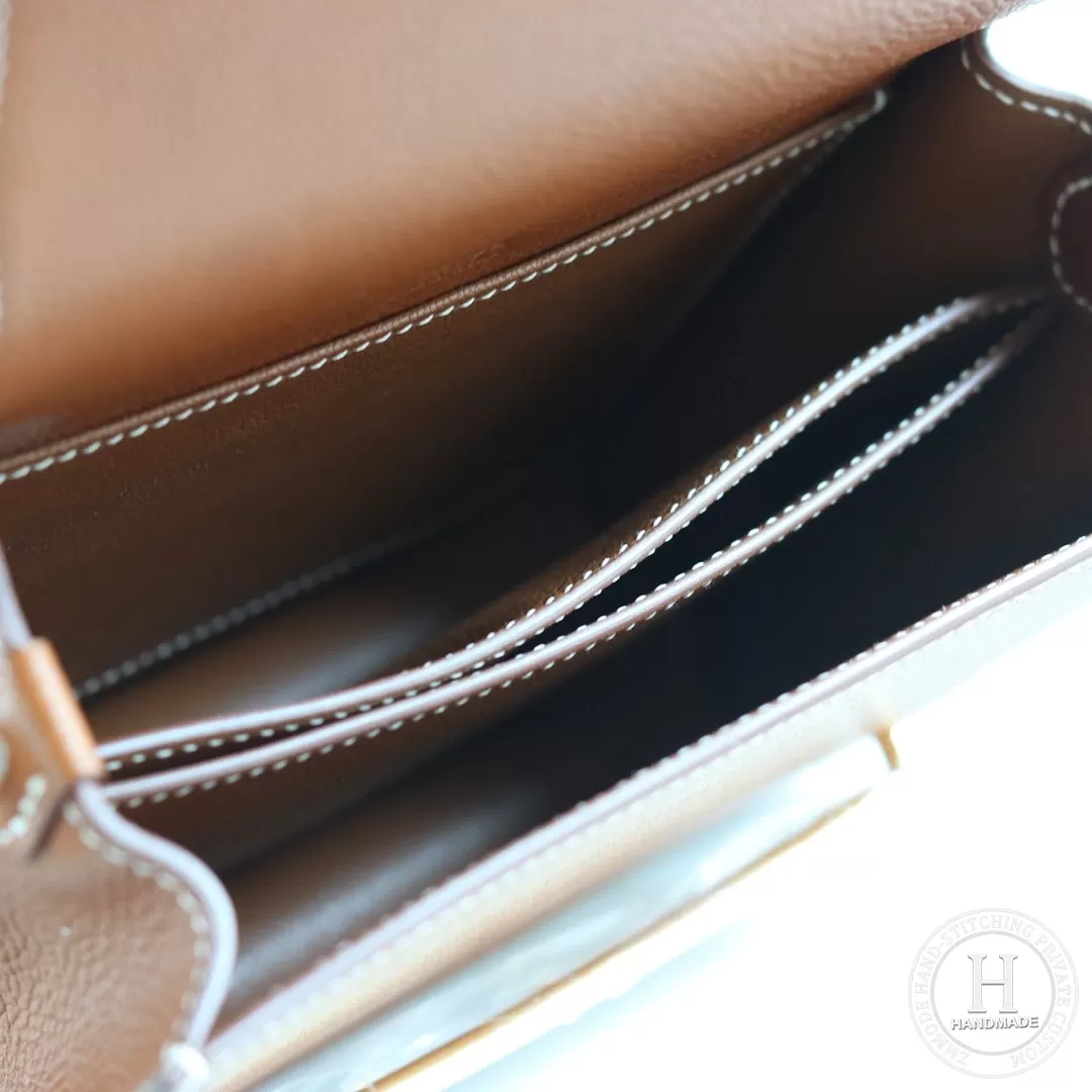 Hermes Roulis 18cm Swift calfskin M8 Gris Asphalte-1519