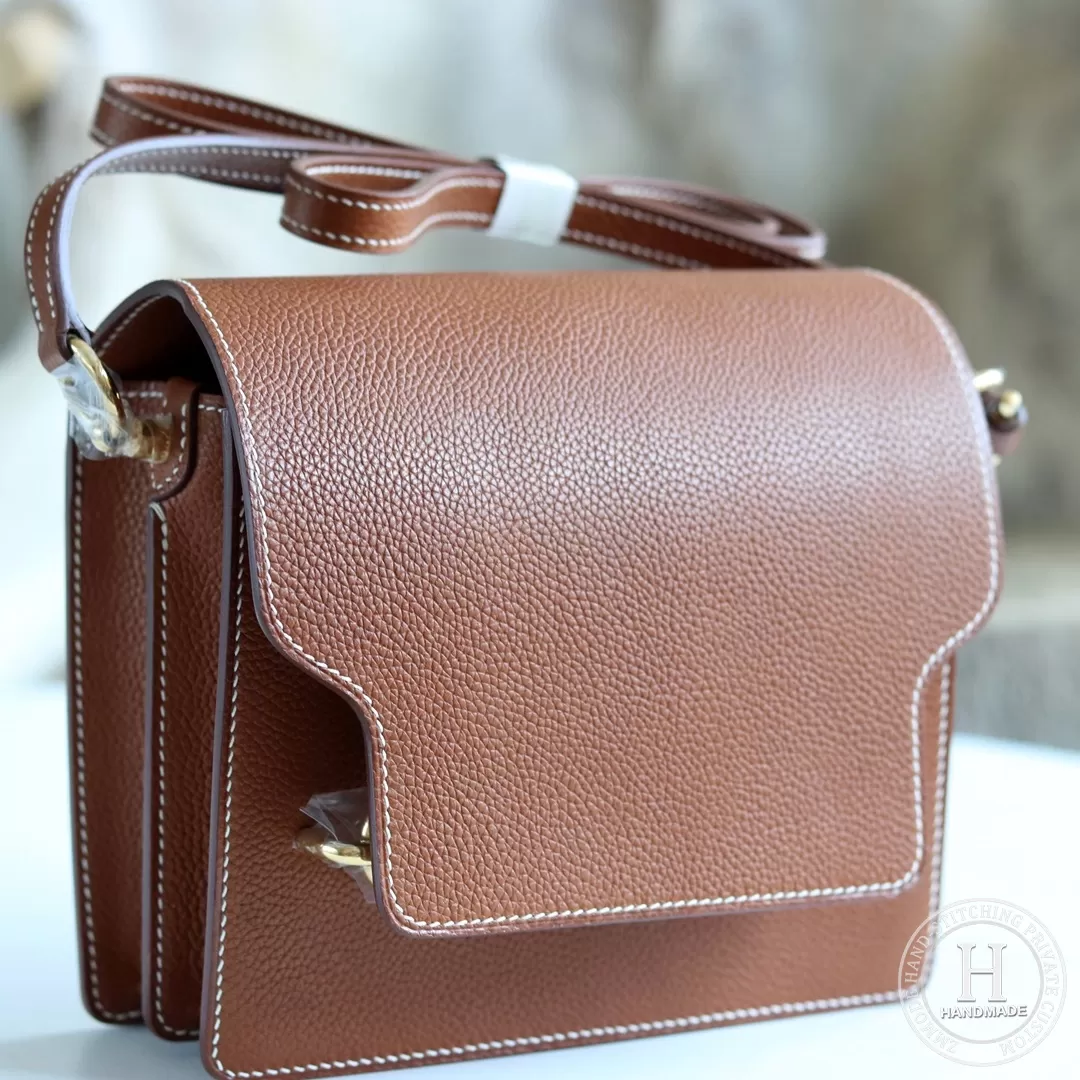 Hermes Roulis 18cm Swift calfskin M8 Gris Asphalte-1519