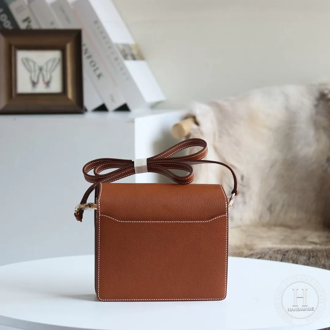 Hermes Roulis 18cm Swift calfskin M8 Gris Asphalte-1519