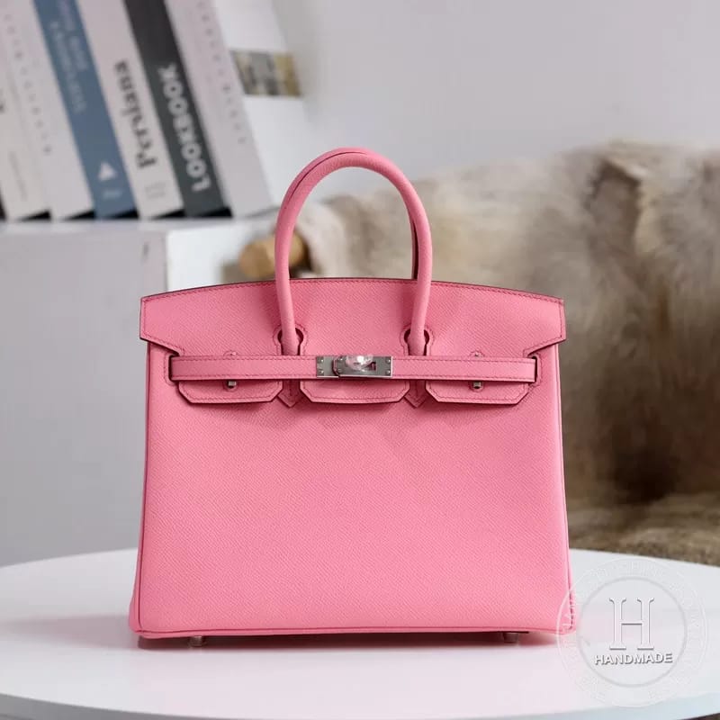 Birkin 25cm Epsom 8W Rose Azalee Phw