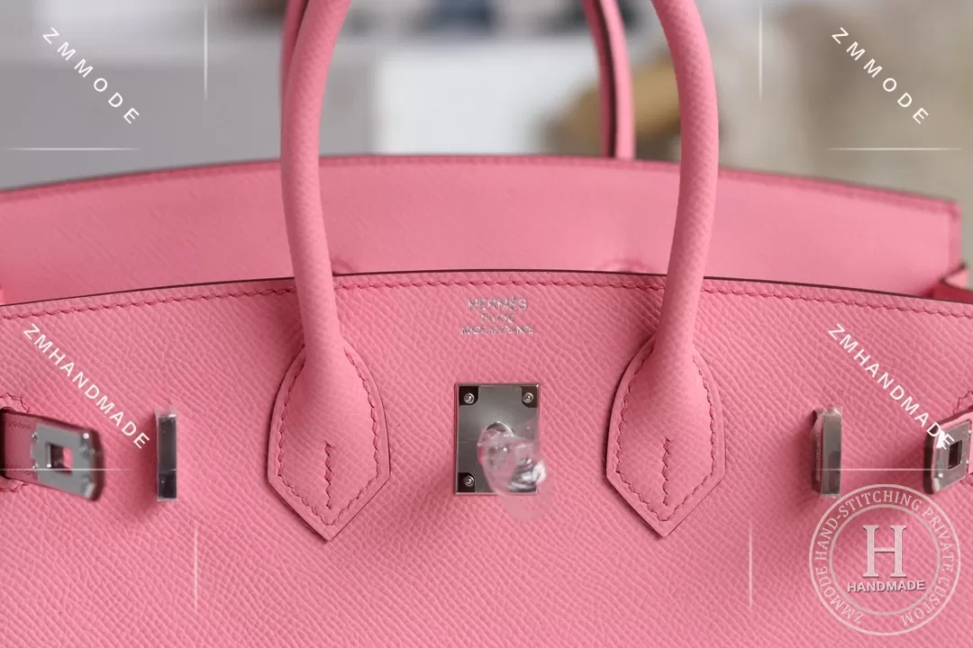 BIRKIN25 Ck10 Craie Togo And  L3 Rose Purple-4797