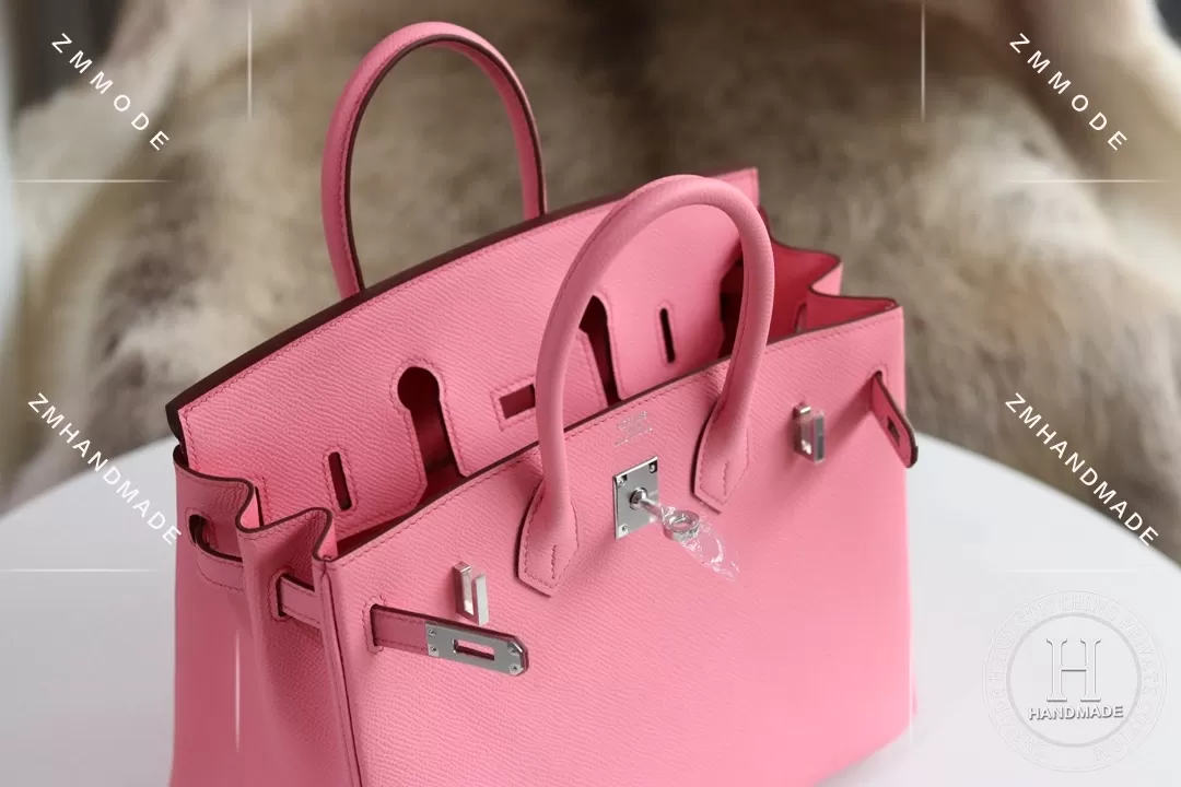 BIRKIN25 Ck10 Craie Togo And  L3 Rose Purple-4797