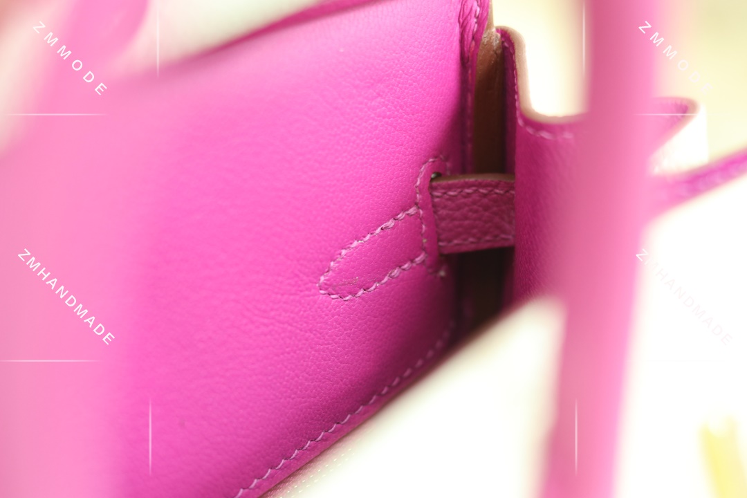 BIRKIN25 Ck10 Craie Togo And  L3 Rose Purple
