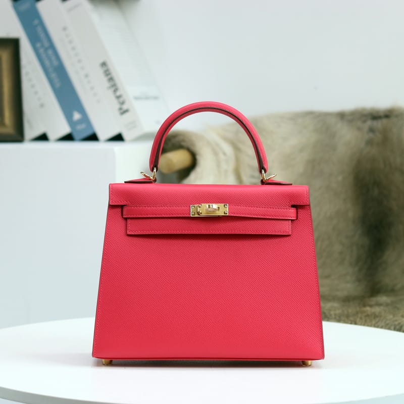 Kelly 25cm Epsom I6 Rose Extreme Ghw