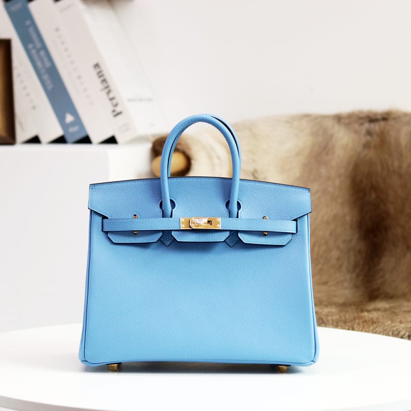 Birkin 25cm Epsom 2T Blue Paradis Ghw