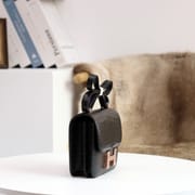 89NOIR CONSTANCE 19CM MATTE ALLIGATOR CROCODILE ROSE GOLD