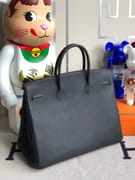 HMSmode CC89 NOIR BLACK TOGO HERMES BIRKIN 40CM GOLD HARDWARE