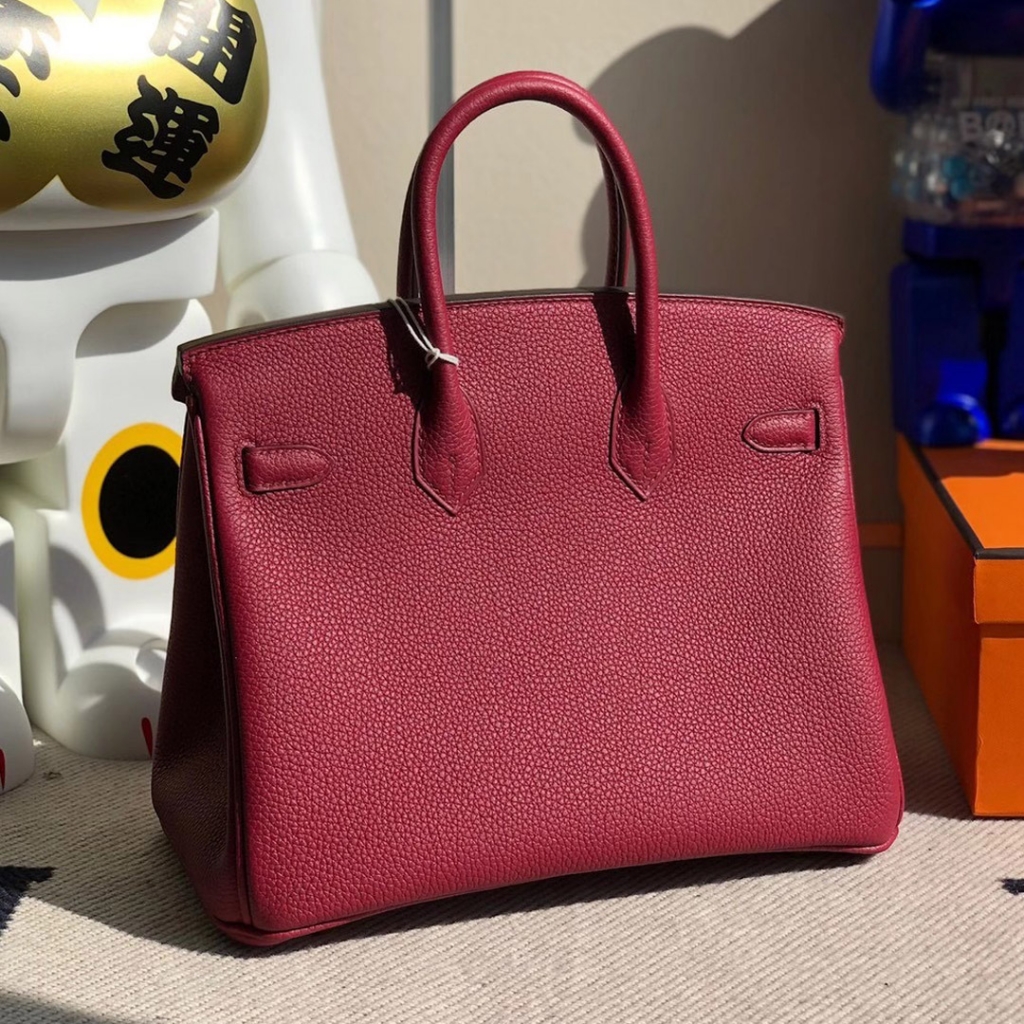 Hermes Birkin 25cm Togo K1 Rouge Grenat
