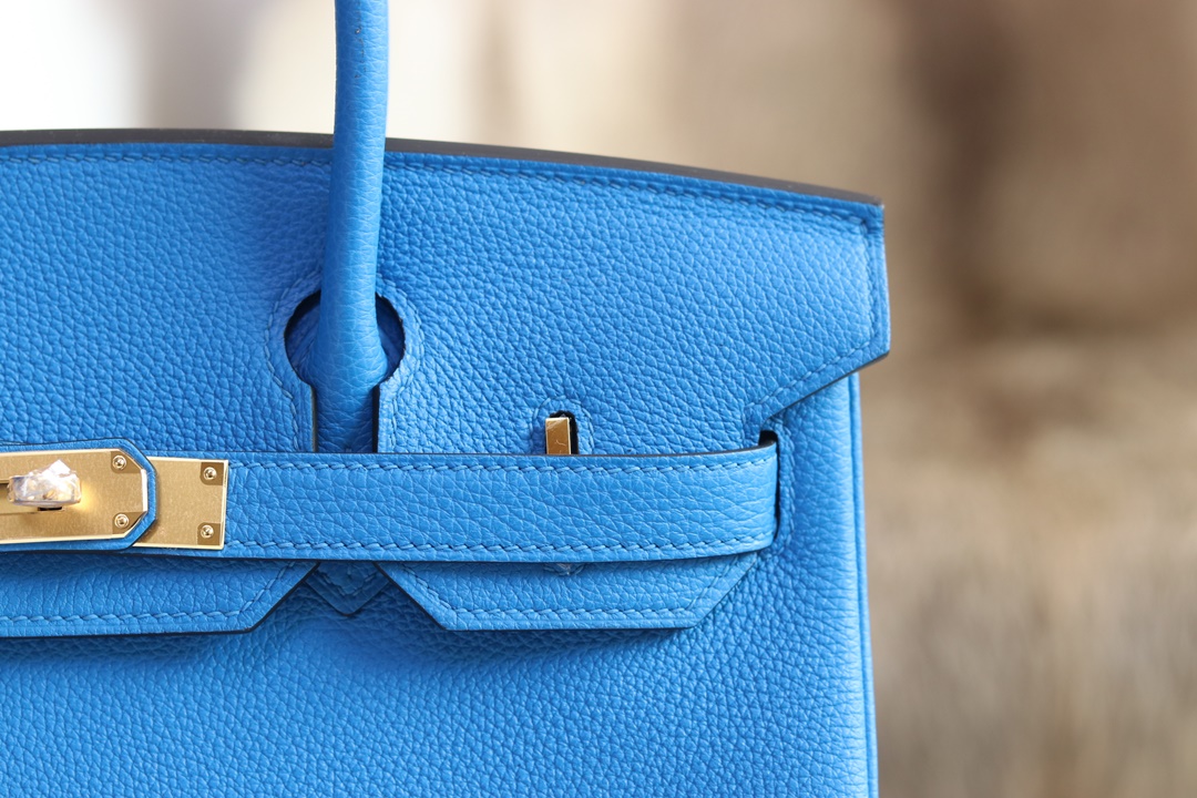 0F BLEU FRIDA TOGO BIRKIN 30