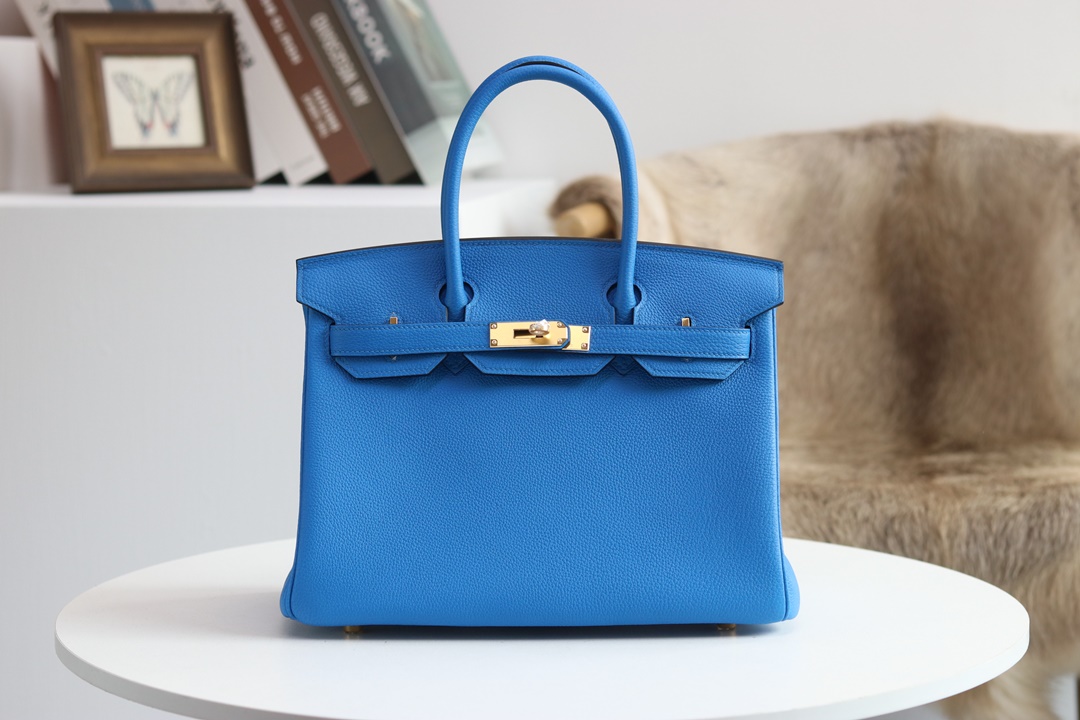 0F BLEU FRIDA TOGO BIRKIN 30