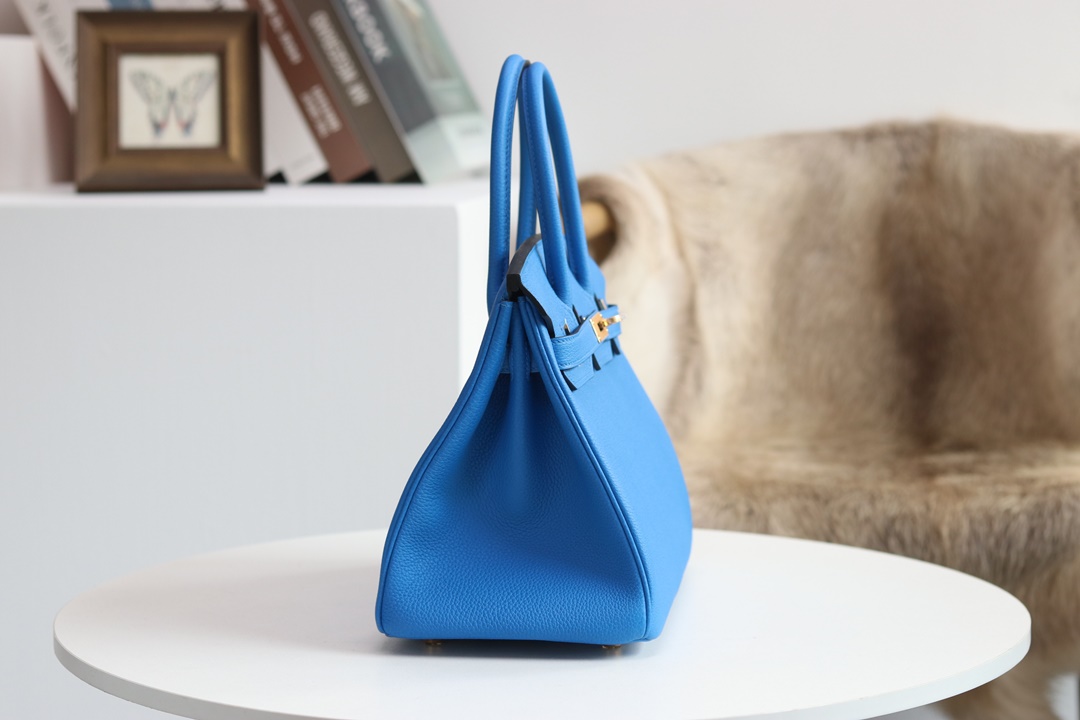 0F BLEU FRIDA TOGO BIRKIN 30