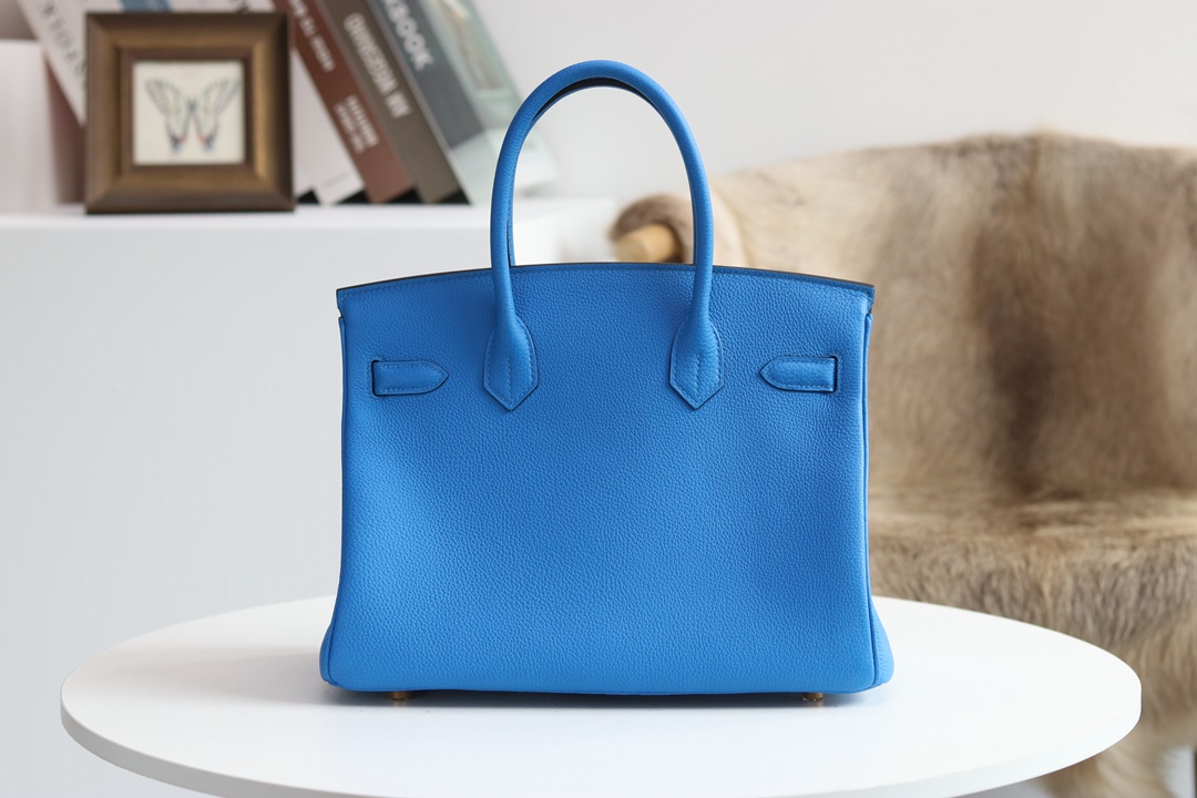 0F BLEU FRIDA TOGO BIRKIN 30