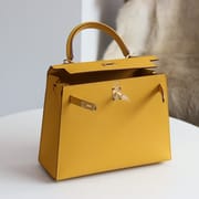 Hermes Kelly 25cm Epsom 9D Amber