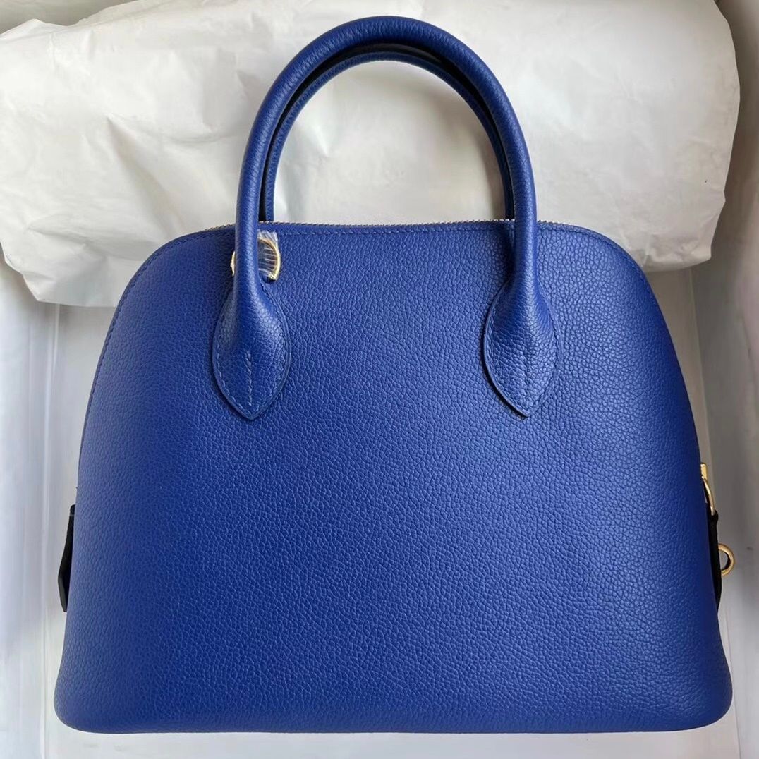 Hermes Bolide 27cm Epsom 3I Vert Criquet-5269