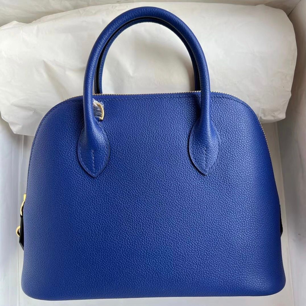 Hermes Bolide 27cm Epsom 3I Vert Criquet-5269