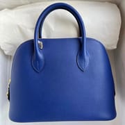 Hermes Bolide 27cm Epsom 3I Vert Criquet-5269