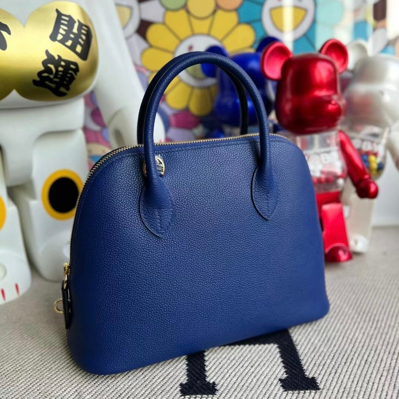 Hermes Bolide 27cm Epsom 3I Vert Criquet-5269