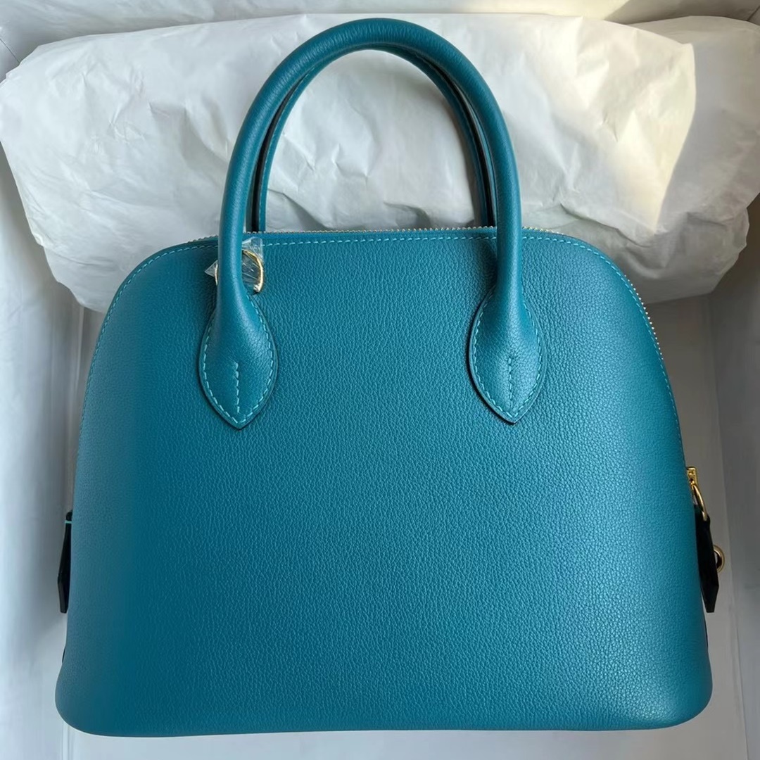 Hermes Bolide 25 Evercolor W0 Vert Bosphore