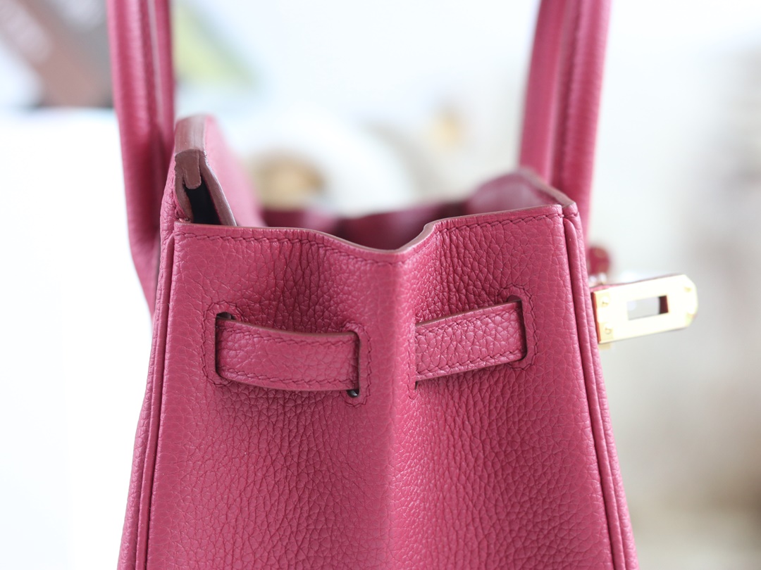 BIRKIN 25 TOGO K1 ROUGE GRENAT