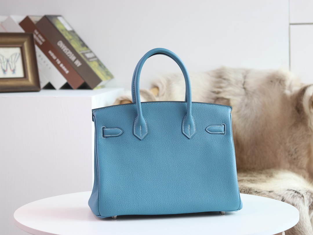 Birkin 30cm Togo 75  Blue Jean