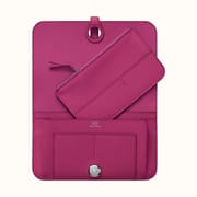 HERMES DOGON DUO WALLET CK18 ÉTOUPE TOGO CALFSKIN-6191